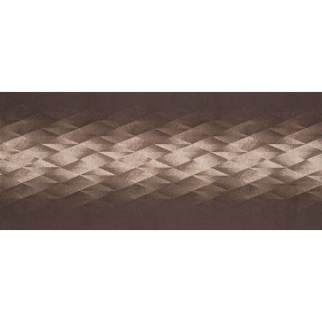 Tappeto Passatoia Tessuto Jacquard Linea Emozioni Dis. Diamante Marrone, misura57x280coloreMarrone (1/4)