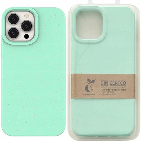 Coque écologique en silicone pour iPhone 11 Pro Max, couleur menthe (1/5)