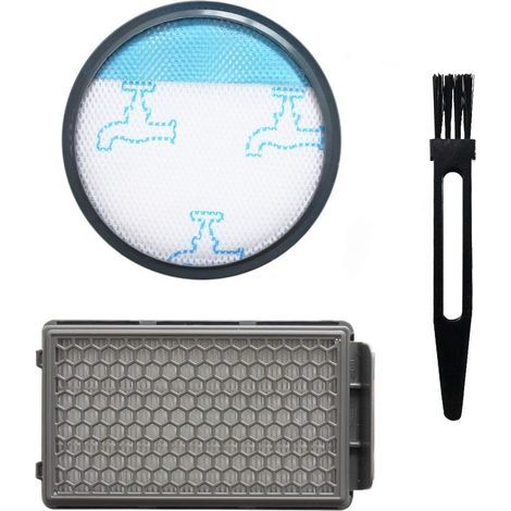 Filtre HEPA pour Aspirateur Rowenta Power Cyclonic/Moulinex/Tefal, RO3718EA RO3724EA RO3731EA RO3753EA RO3786EA RO3798EA MO3718PA MO3723PA MO3751PA(1 Filtre Hepa + 1 Éponges de Filtre + 1Brosse) (1/5)