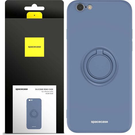 Anneau en silicone Spacecase pour iPhone 6/6s bleu (1/5)