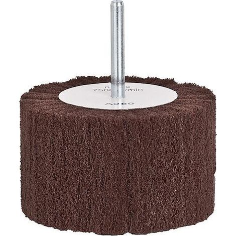 Cylindre a poncer a lamelles non tissees 60x30x6 mm Grain A 180 (1/2)