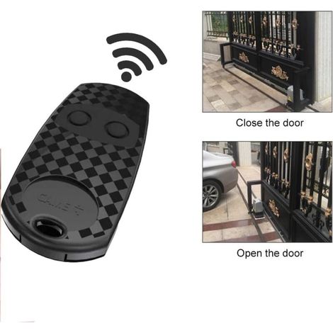 Telecomando portatile per cancello/garage – 2 unità, frequenza 433,92 MHz, compatibile con Top432EV/432/432EE/432A/432M/432S/T432
