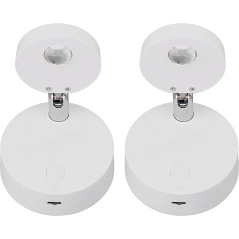 Projecteur LED rechargeable pour tableaux, éclairage RGB pour placard, mini-lampe de vitrine 13 couleurs, lampe murale rotative RGB (1/5)
