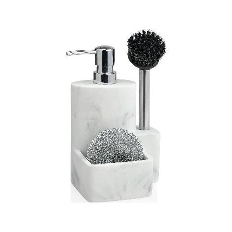 ANDREA HOUSE CC69146 Dispensador Cocina 3Pcs E/Mármol - ref: CC69146