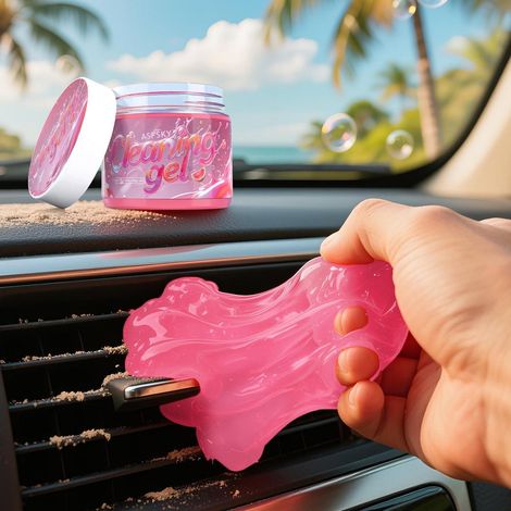 Reinigungsgel für Auto & Haushalt, wiederverwendbar, Wassermelone, 160g (1/5)