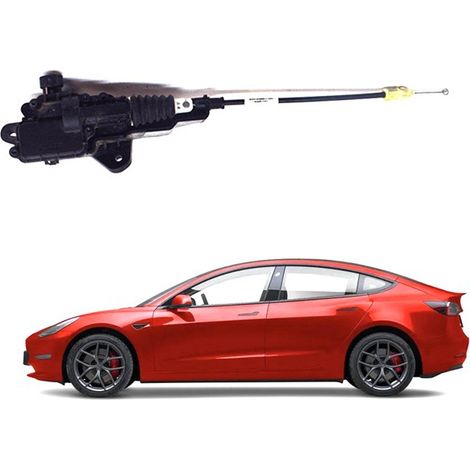 1643071-00-A is an actuator for engine hood locks on 21-23 Tesla Model 3Y vehicles. (1/4)