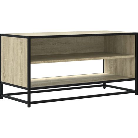 Maison Exclusive - TV-Schrank Sonoma-Eiche 91x40x46 cm Holzwerkst