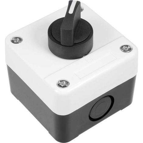 Longue poignée 2 position verrouillage sélecteur rotatif Commutateur 400V 10A/6A