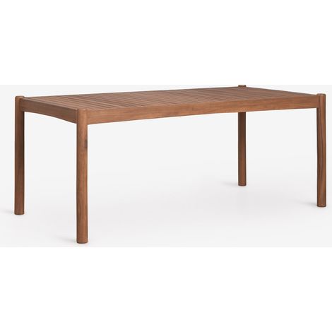 Tavolo da giardino rettangolare in legno di acacia Karvia SKLUM            