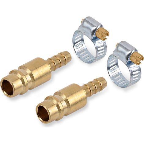 Raccord pneumatique mâle auto-tétine lot de 2