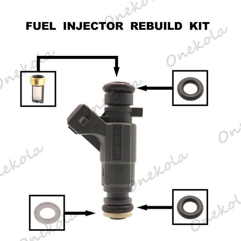 Les joints d'injecteur, les joints toriques et les filtres conviennent aux modèles Changan Ruixiang 474 et Dongfeng Xiaokang 0280156417. (1/2)