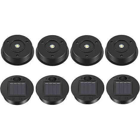 8 pièces de rechange pour lanternes solaires : couvercle de lanterne à panneau solaire LED pour extérieur (1/5)