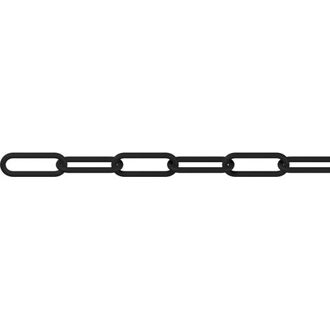Dörner + Helmer KS-Absperrkette 6 mm schwarz, lang, Rolle D = 25 m