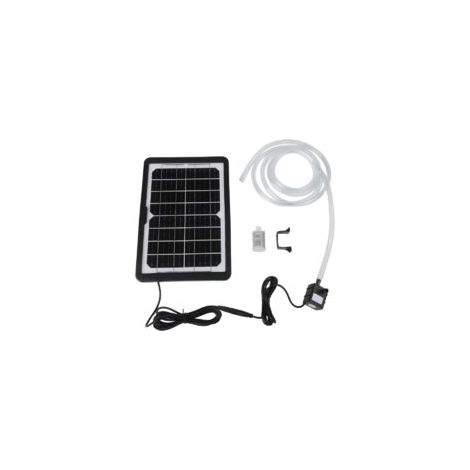 Bardusch-Fontaine solaire étang – batterie secours – 10 buses + tube 1,5 m – cascade/jardin