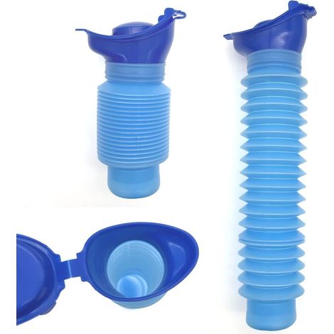 Portable Urinal Emergency Portable Urinal Reusable Retractable Urinal for Men Women Kids (1/5)