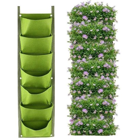 Sacs de culture suspendus - Sacs de culture - Jardinage extérieur - Plantes et rangement - Feutre - GroenGroen (1/5)