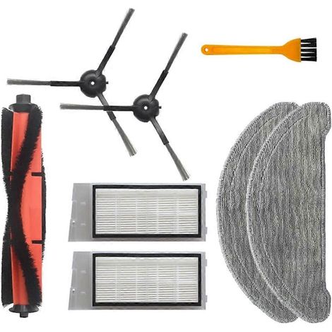 Filtre pour aspirateur brosse pour aspirateur Filtre de brosse pour aspirateur filtre de Roidmi Eve Plus SDJ01RM Robotic Aspirateur pièce détachée Serpillière Cloth HEPA Filtre Main Brosse Side Access (1/5)