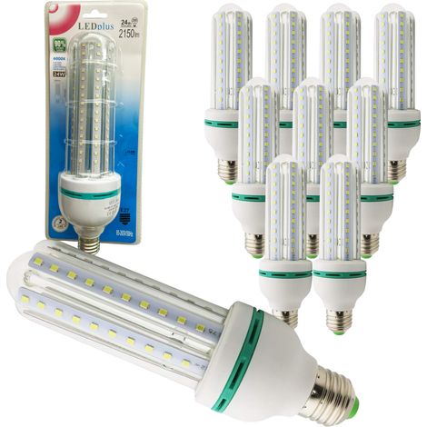 Ampolla wellhome pk7676 24W 6000K LED pack de 10 (1/5)