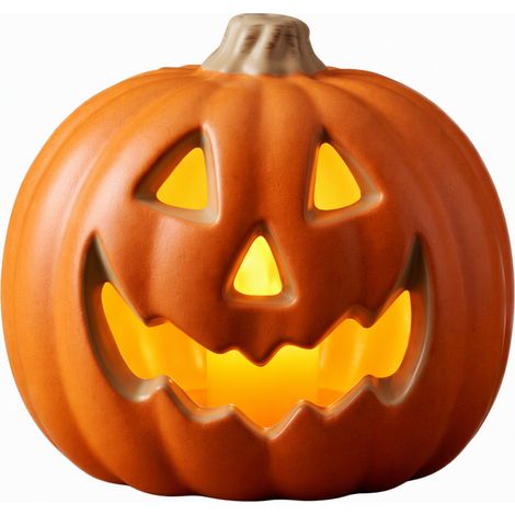 Lampe décorative LED motif citrouille Halloween décor saisonnier (1/5)