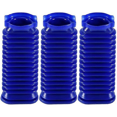 Lot de 3 raccords de tuyau d'aspiration bleus en forme de D pour aspirateurs Dyson V6, V7, V8, V10 et V11 - Pièces de rechange (1/5)