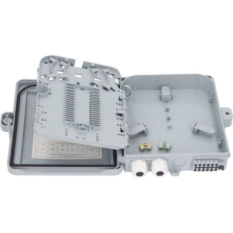 Boîtier de distribution de fibres optiques étanche à 12 cœurs pour automate programmable SC FC (1/5)