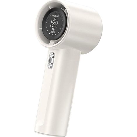Ventilador portátil recargable de 100 velocidades, silencioso y compacto para dormitorio, camping, cocina y exteriores. Solución de sobremesa. (1/2)