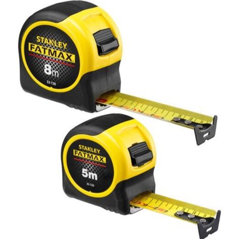 Stanley Cinta métrica enrollable Miara Zwijana negro 5m a 8m