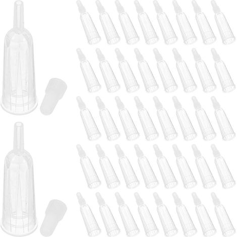 50 embouts applicateurs de rechange pour flacons d'ampoules et distribution de liquides (1/4)