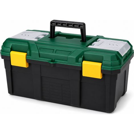 14-inch plastic toolbox with multi-layer storage (1/5)