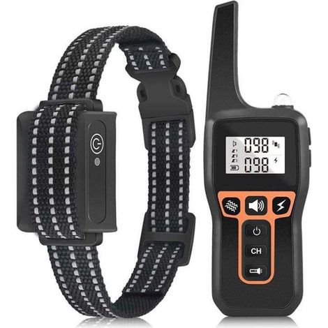Collier de dressage télécommandé - SANS MARQUE - 1000M - Rechargeable USB - Portée 1000 m - Sangle réfléchissante (1/5)