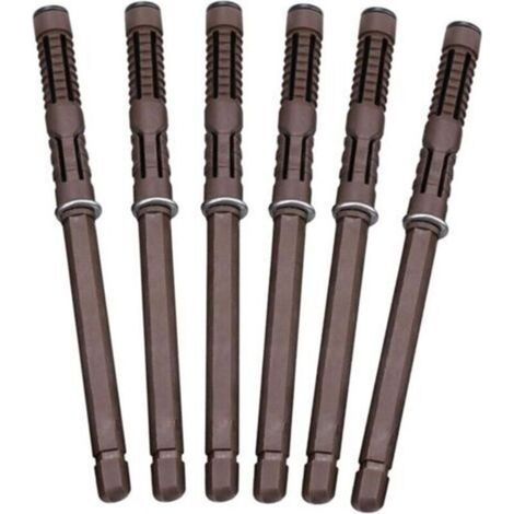 [6 pièces] Support d'étagère flottant dissimulé 12x120mm Supports d'étagère muraux et supports Support invisible robuste Supports d'étagère cachés pour étagères murales personnalisées planches flottan (1/5)