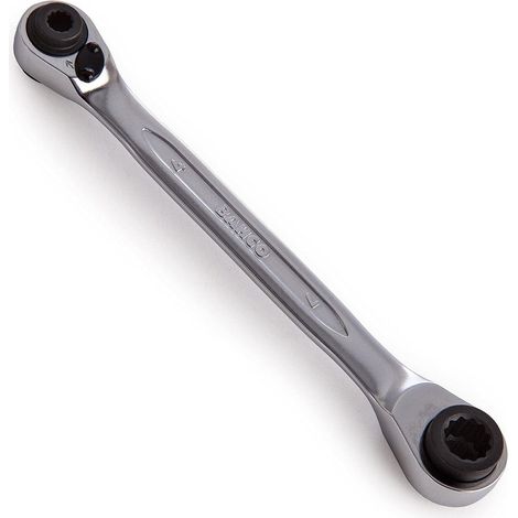 Bahco S4RM Series Reversible Ratchet Spanner Set (4mm, 5mm, 6mm, 7mm) (1/5)
