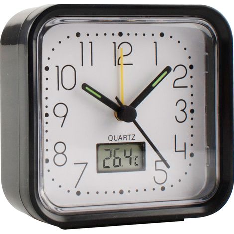 Reloj analógico küken alarma negro (1/2)