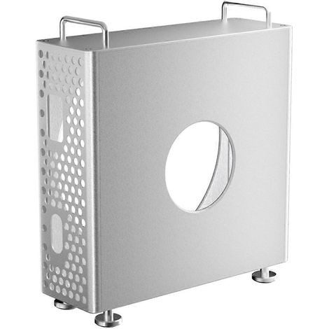 Vertikaler Ständer für Mac Mini M4 2024 – Silberne Schutzhülle (1/5)