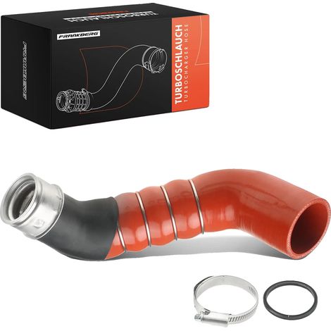 Durite de radiateur, silicone, longueur 305 mm, adaptée pour Audi A4 8EC, installation d'intercooler, compatible avec OEM V10-2919 (1/5)