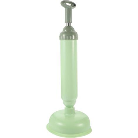 Déboucheur De Toilette à Piston Puissant Caoutchouc Vert Nordique Outil De Nettoyage pour Canalisation Domestique Aspiration (1/5)