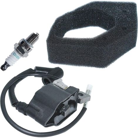 Kit bobine d'allumage filtre à air bougie pour Honda GX25 HHT25S WX10K moteur, Bobine d'allumage, Bougie, Mousse de filtre à air (1/5)