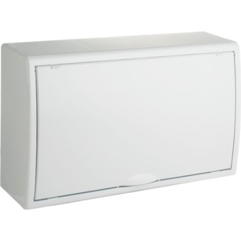 Cuadro eléctrico de superficie 18 elementos blanco Solera Arelos 8704 (1/2)