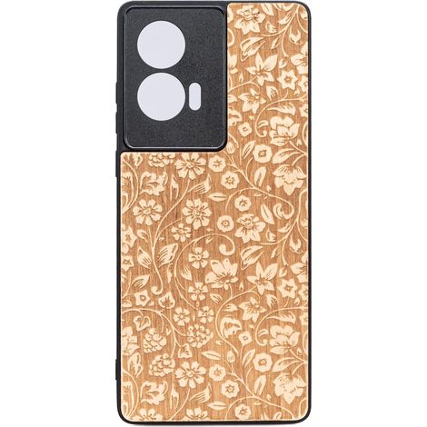 Bewood Holzhülle für Motorola Edge 50 Fusion WILD FLOWERS ANIEGRE (1/2)