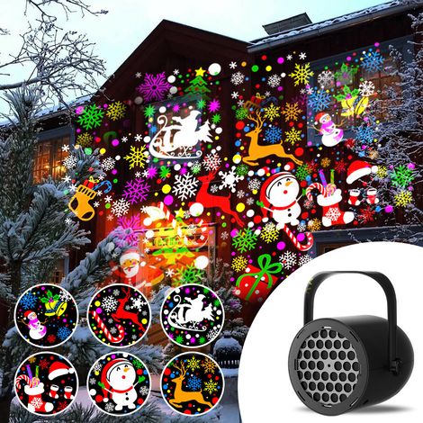 Weihnachtsprojektorlicht, USB-betriebener Projektor, dekoratives Licht (1/2)