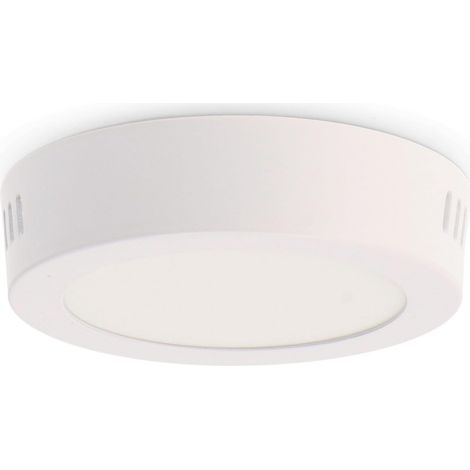 Panneau de surface Slim Series 6W, 600lm, lumière neutre 4500k. Plafonnier d'intérieur IP20. Idéal pour salle de bain, cuisine, chambre. Facile à installer, LM5290. (1/5)