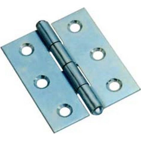 24PZ CERNIERE MEZZE LARGHE PESANTI CON PERNO FISSO ART.838 - mm.38x35x1,2