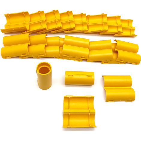 Lot de 20 manchons de raccordement pour gaine électrique 20mm x 50mm – PP classe 5 – Installation rapide et démontable – Fabriqué en France – D-Work (1/5)