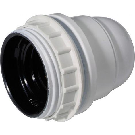 Tuerca E27 + Anillo Blanco - Prolight