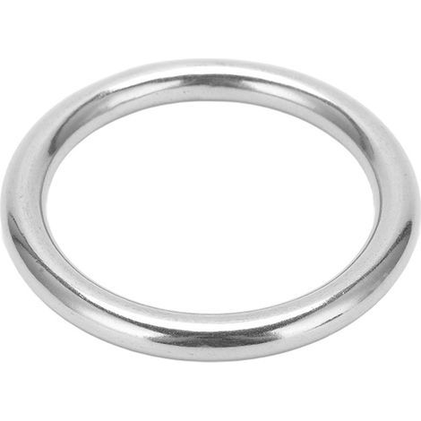 10 mm / 0,4 Zoll Edelstahl-O-Ringe, Aufhängeringe für Bootshängematten, Yoga, 10 x 90 mm / 0,4 x 3,5 Zoll (1/5)