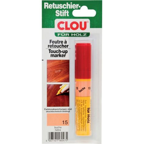 Rotulador de retocar para madera Nr. 15 haya (por 4)