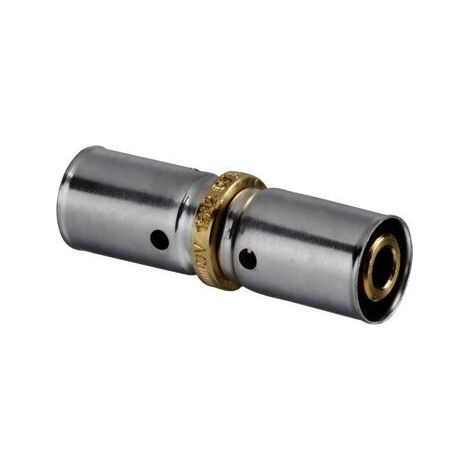 OVENTROP-Raccordo a pressare "Cofit P" - 16 x 16mm, Bronzo/Acciaio inossidabile, 1512543