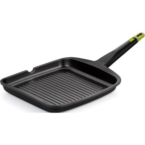 Grill con rayas aluminio fundido foodie 22 cm induccion (1/2)