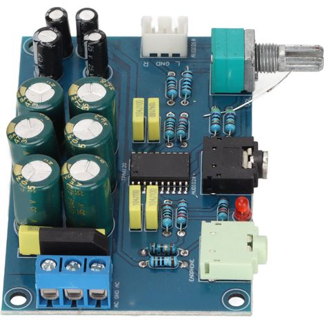 Amplificateur Casque HiFi TPA6120A2, Faible Bruit, Alimentation 12‑24V DC, Impédance 8‑600 Ohms, Carte Ampli Audiophile Haute Fidélité (1/5)