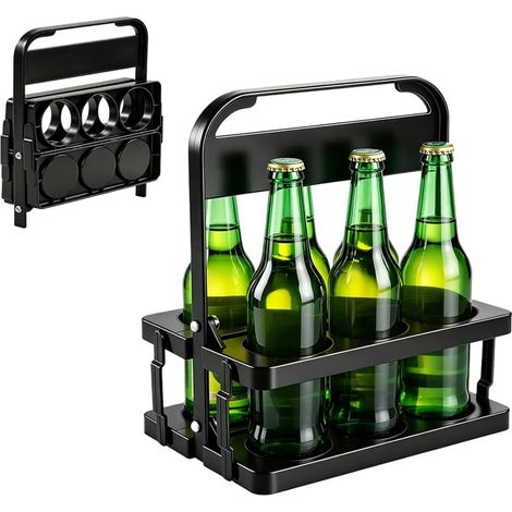 Porte-Bouteilles, Porte-Bouteille pour 6 Bouteilles 32x27x18 cm (1/5)